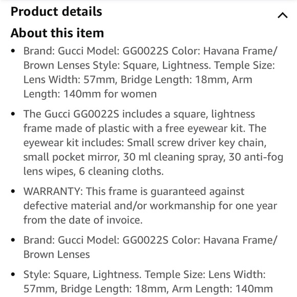 Women’s Gucci sunglasses $250 free press on nail set - Picture 7 of 13